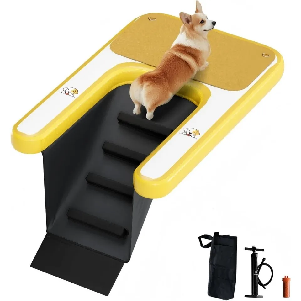 Inflatable Dog Pool Ramp for Safe Swimming Fun