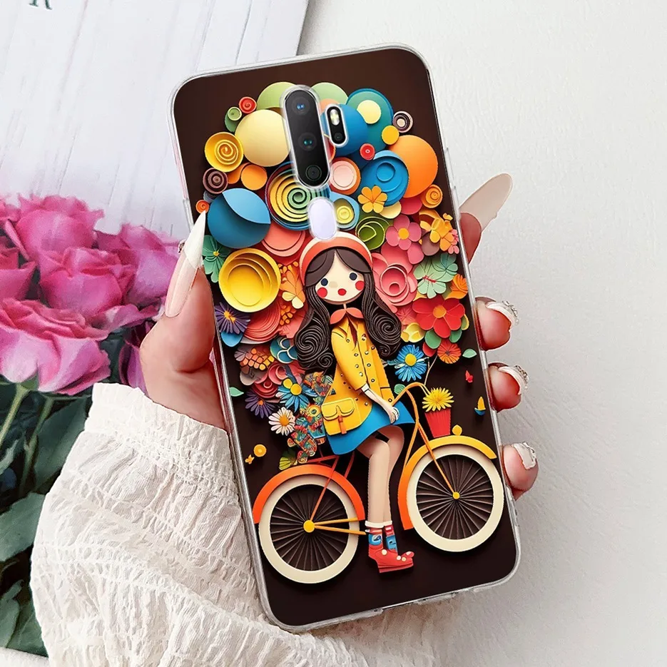 Luxury Shockproof Painted Phone Case with Soft s Bags