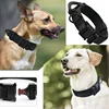 Adjustable Tactical Dogs Collar Traction Rope Military Pets Collars German Shepherd Training Medium Large Dog Pet  Accessories 2