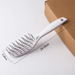 Ultimate 9 - Row Detangling & Scalp Massage Hairbrush (White)
