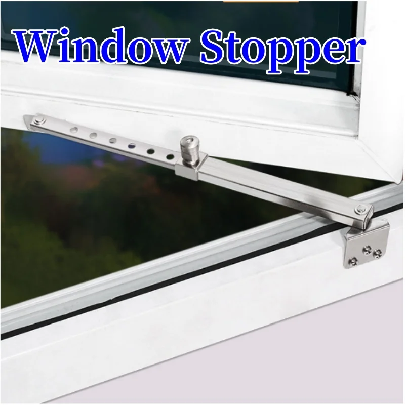 Window Limiter Casement Window Telescopic Brace Outward Opening Stainless Steel Fire Positioning Brace