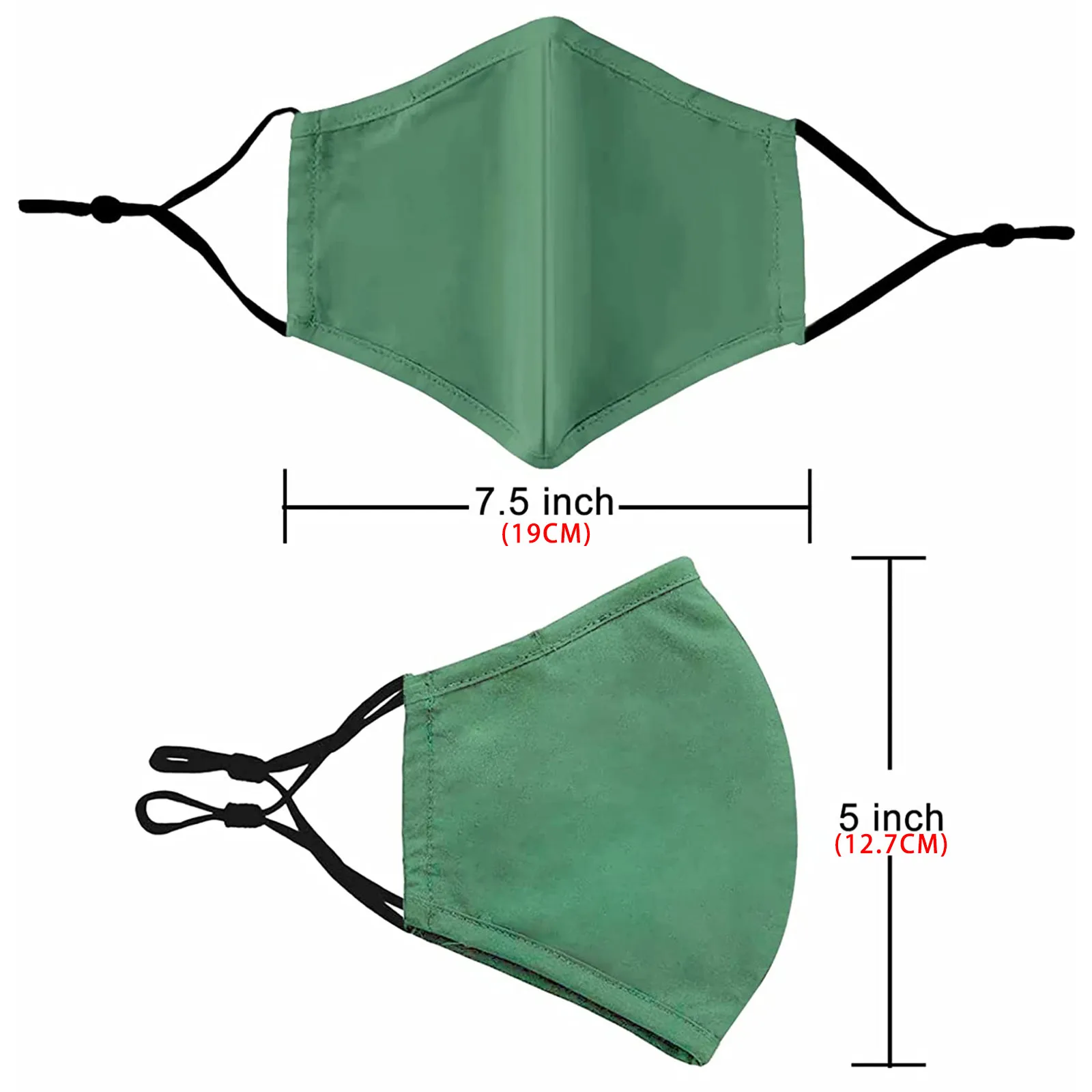 Kids Cloth Face Mask Washable Reusable Cute Children Face  Masks  Adjustable  3 Ply Face Cover For Girls Boys Pack Of 8 3