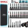 SHALL 29Pcs Magnetic Nut Driver Set Impact Drill Driver Bit 1/4" Hex Shank Metric SAE Nut Driver Impact Socket Adapters 1