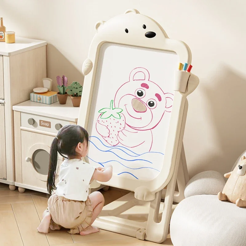 홈 어린이 드로잉 보드 브래킷 유형 자기 낙서 보드 홈 드로잉 및 쓰기 보드 다기능 장난감 칠판