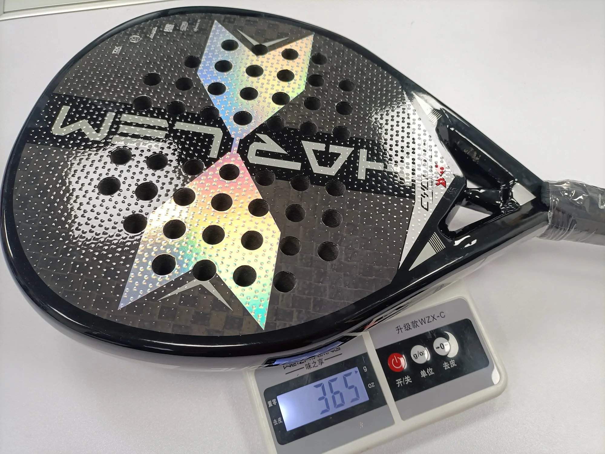 Padel Racket Carbon Fibre 3K 12K 18K EVA Soft Padel Paddle Round Shape Paddle Racket padel racket