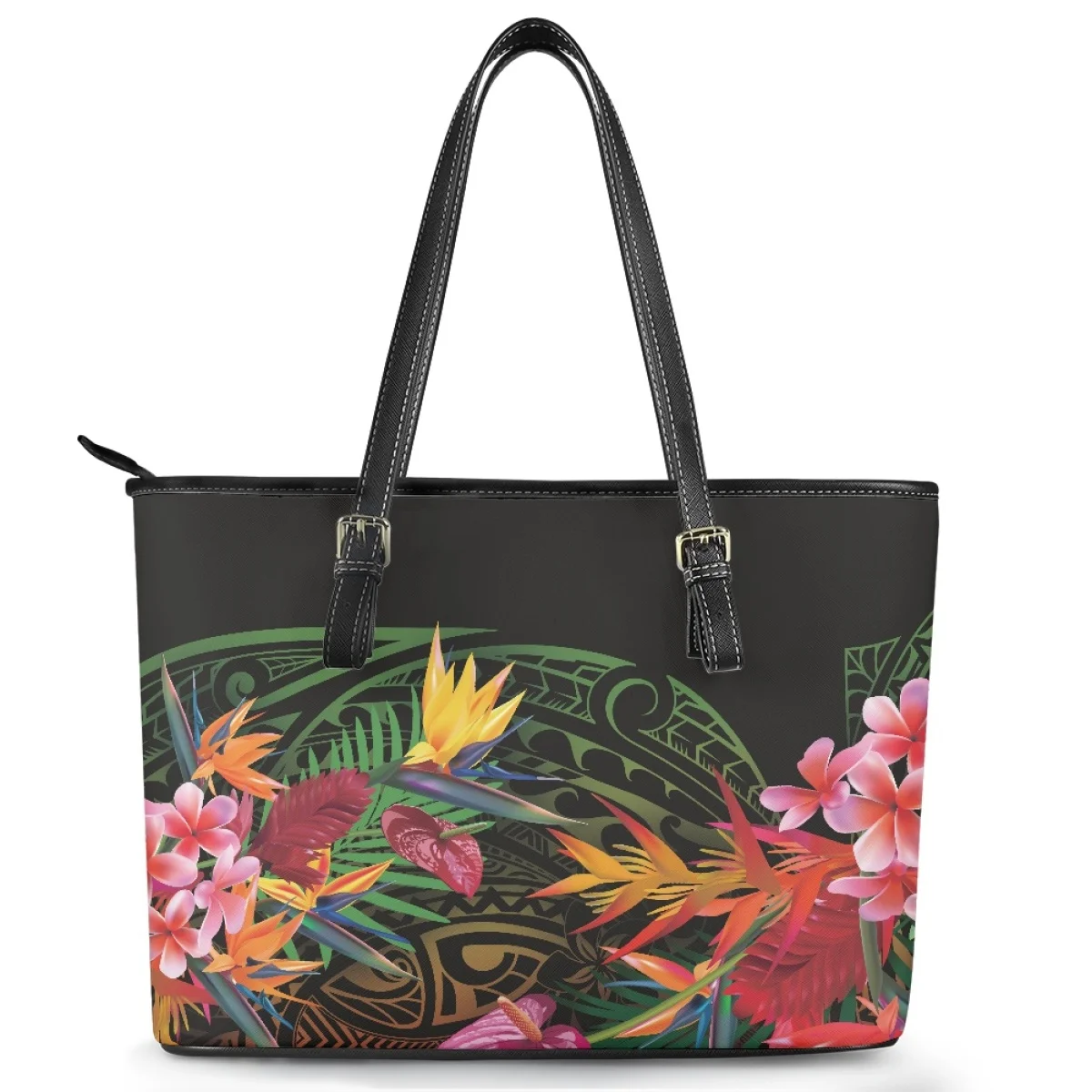 Borse A Tracolla Per Donna Borse A Tracolla In Pelle Pu Di Lusso Colore Hibiscus Flower Bird Print Borse Borse A Tracolla Bolsa Feminina