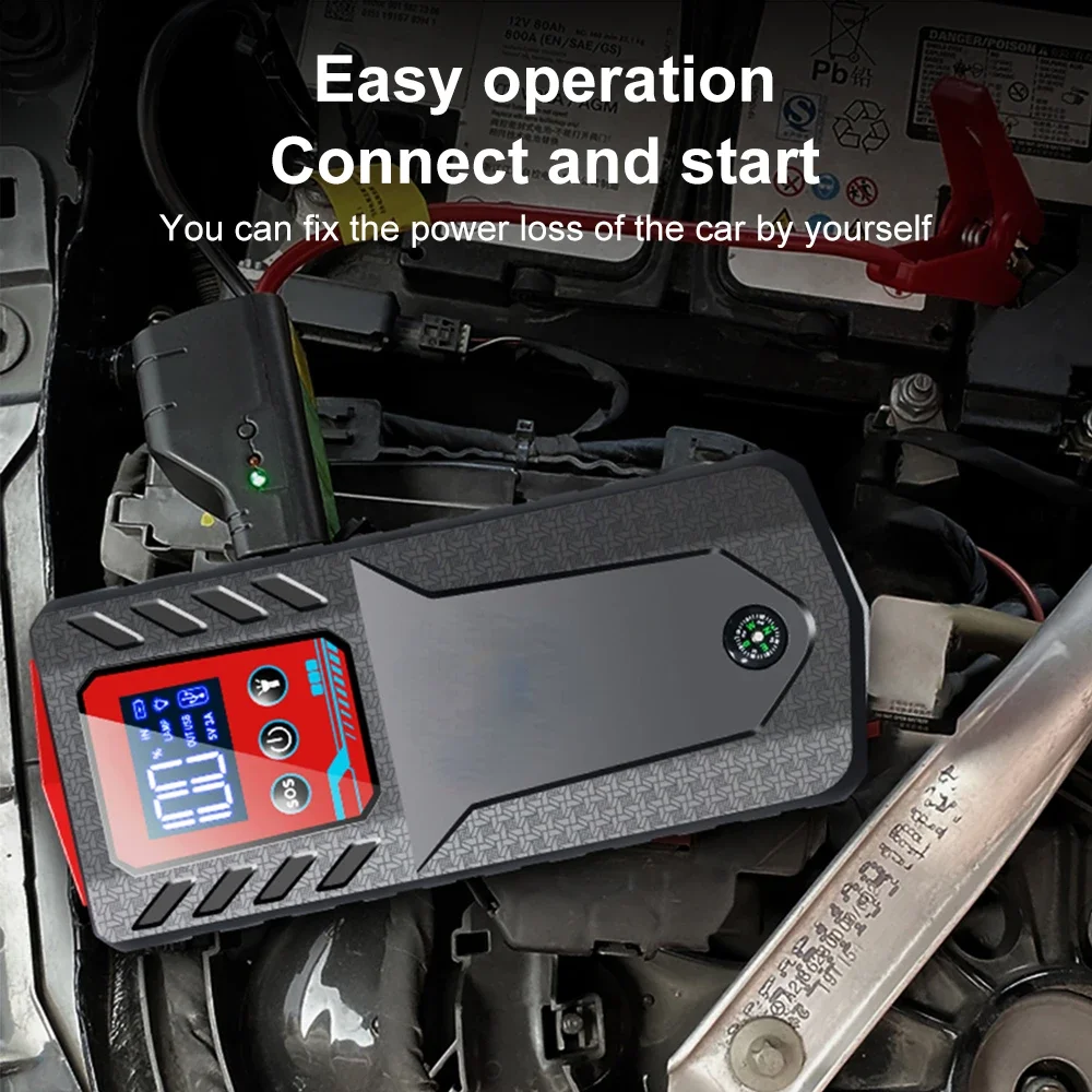 229800mah 8000A Car Jump Starter Device Booster 12V Portable Emergency Power Bank Automobile Starting Booster Articles For Cars