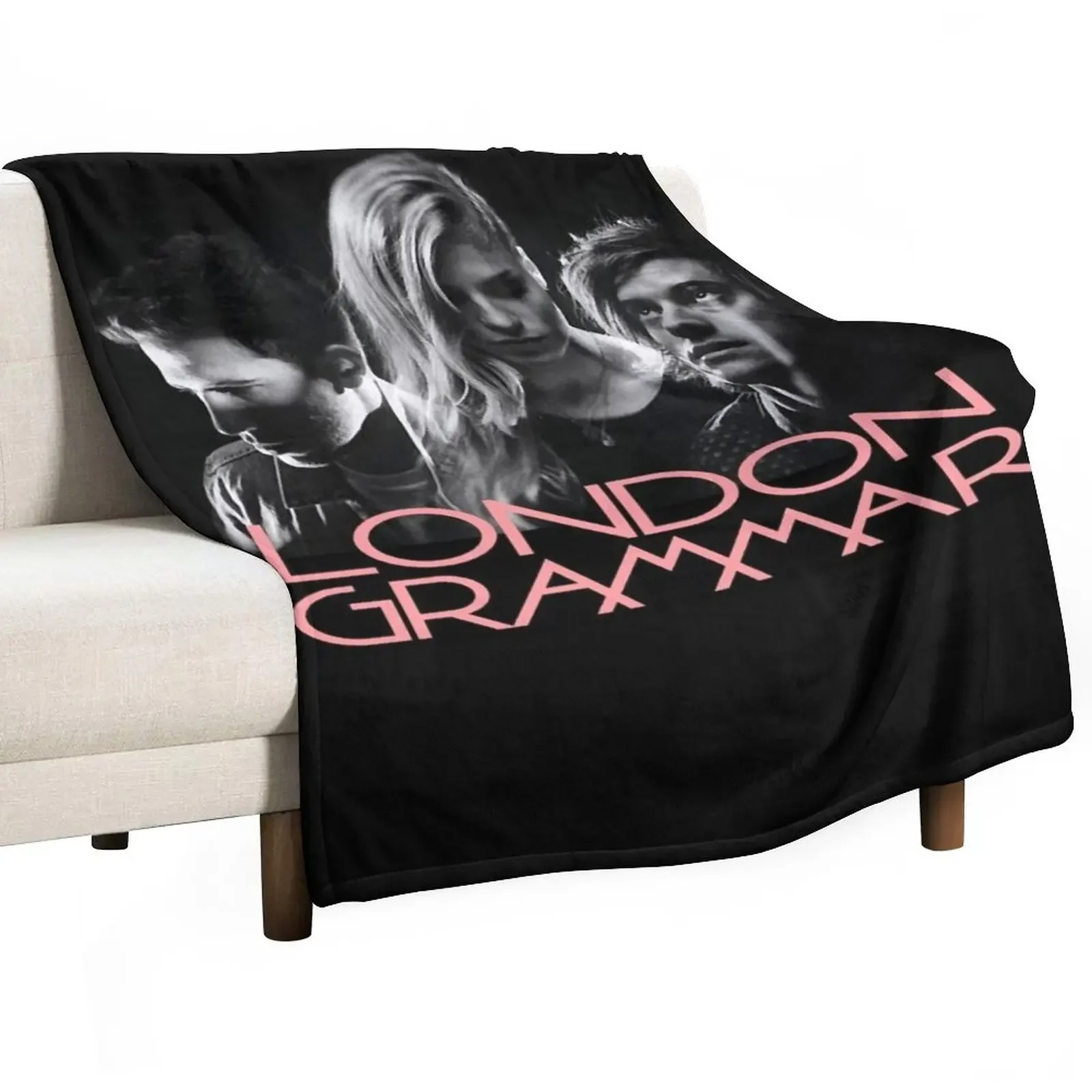 

London Grammar Band Logo Singer Music Classic T-Shirt.png Throw Blanket halloween Fluffy Shaggy Soft Beds Blankets