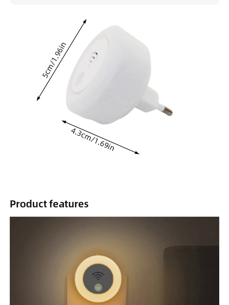 Description Picture 5 of itemIntelligent Frequency Conversion Insect Repellent House Indoor Small Night Light for Baby Ultrasonic Mosquito Repellent
