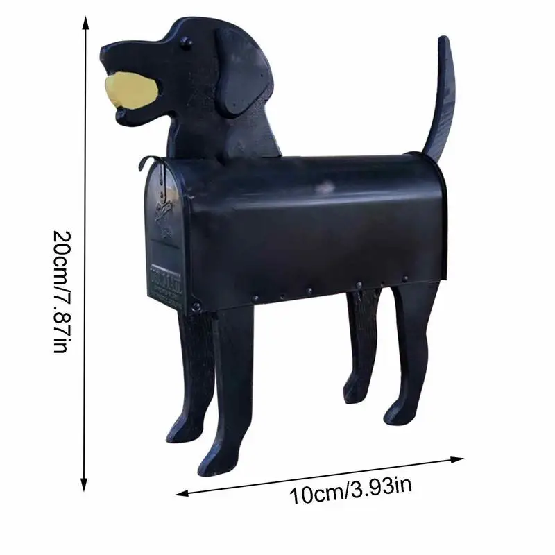 Garden Animal Shape Mailbox Weatherproof Dog And Pig Postal Box For Farm Yard Patio Creative Mailbox Outdoor Garden Decor
