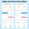 Tuya Smart Life ZigBee Energy Meter Two Way 1, 2 Channel with Current Transformer Clamp App Monitor Power 80A 110V/240V 50/60Hz 3