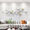 Imitation Stainless Steel Ball Art Deco Living Room Three-dimensional Wall Hanging Gold Round Ball Wall Hanging Home Accessories 1