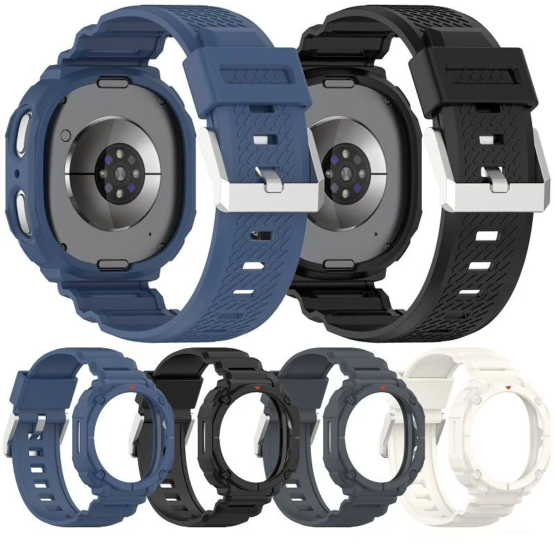 Durable TPU Protective Watch Case with Sport Strap