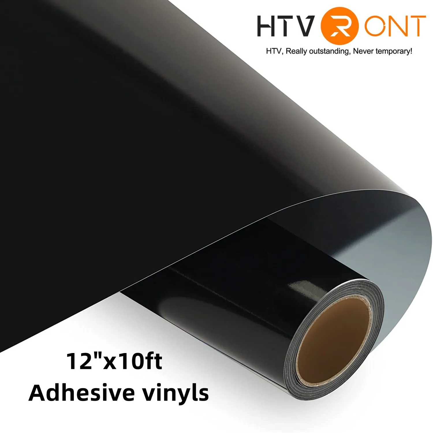 

HTVRONT 12"X10ft/30x300cm Adhesive Permanent Vinyl Roll for Cricut Maker Craft DIY Cup Glass Phone Case Decor Stickers Film