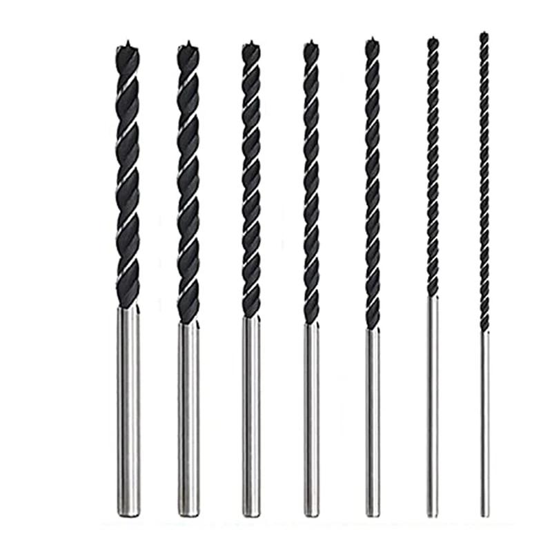 7PcsExtraLongWoodDrillBitSet12Inch300MmDrillBitsDIY