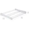 Foldable Portable Laundry Rack for Air Drying Clothing, Indoor Outdoor Use - 14.5" D x 29.5" W x 41.8" H, White 4