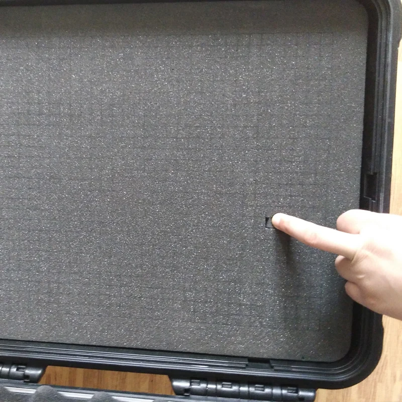 2 pre-cut foam 300*200*40mm + 1 wave sponge 300*200*30mm for tool box 5