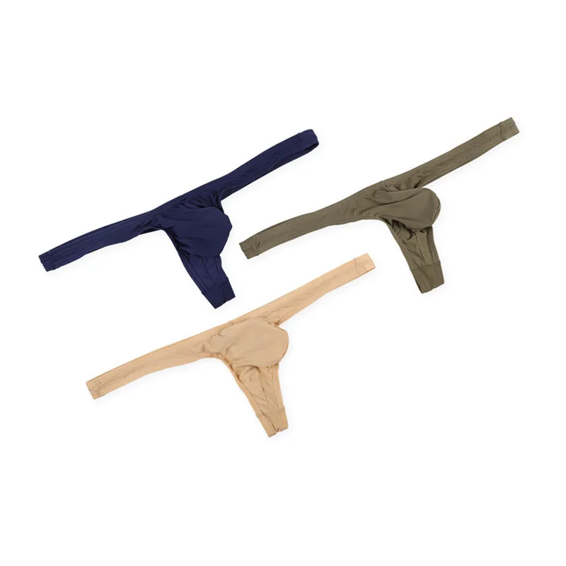 

Ultra thin T-shaped men's sexy underwear elastic comfortable and breathable T-shaped open buttocks underwear