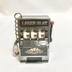 Elegant Keychain Toy: Stylish Slot Machine Fruit Design - Personalized Creative Car Pendant & Gift Accessory - D buckle (Black)