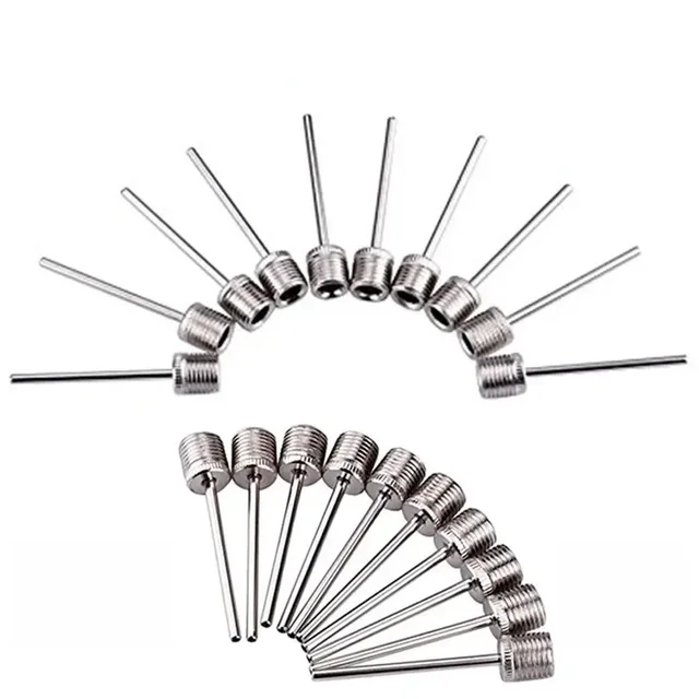 A Set Basketball Metal Inflatable Needle Pump Yoga Ball Air Valve Adapter Volleyball Ball Inflation Pump Football Practical Tool 2