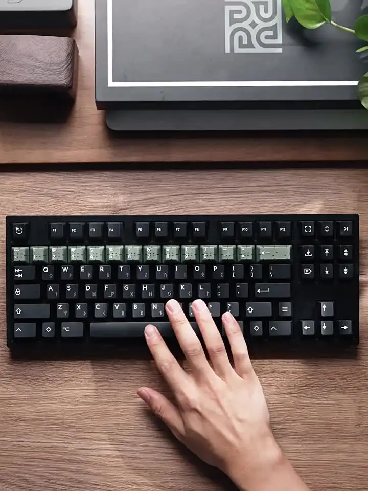 PBTfans Loki Keycap Set ABS Original Custom Black Keyboard Cap