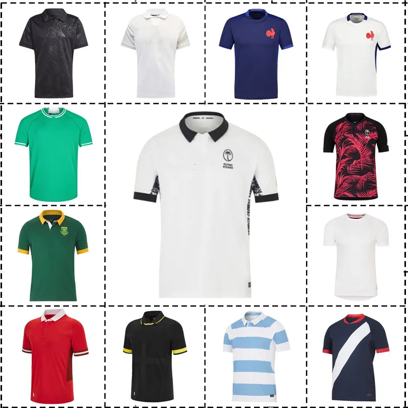 

2023 FIJI Ireland New Zealand All Black France South African England Welsh Argentina Home/ Away Rugby Jersey - Mens