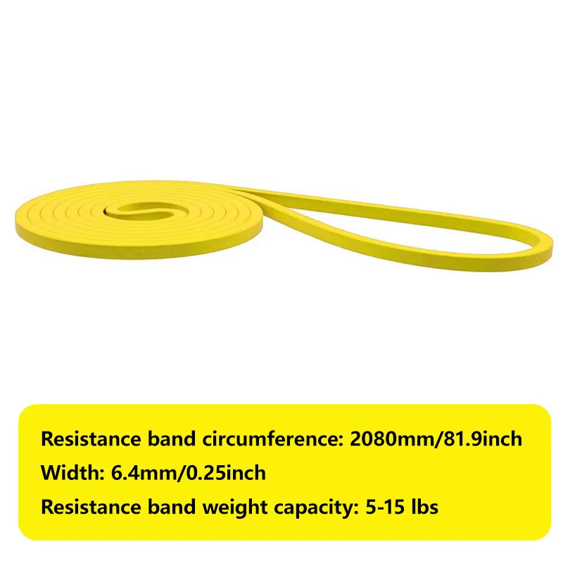Banda Elastica per Allenamento di Resistenza 20~230 lbs, Attrezzatura per Palestra, Accessori per Yoga e Pilates, Elastico in Gomma per Home Gym - immagine 6