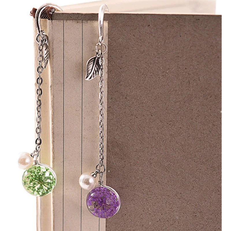 Metal Bookmark Leaf Style Luminous Constellation For Students Teachers Stationery Book Marker