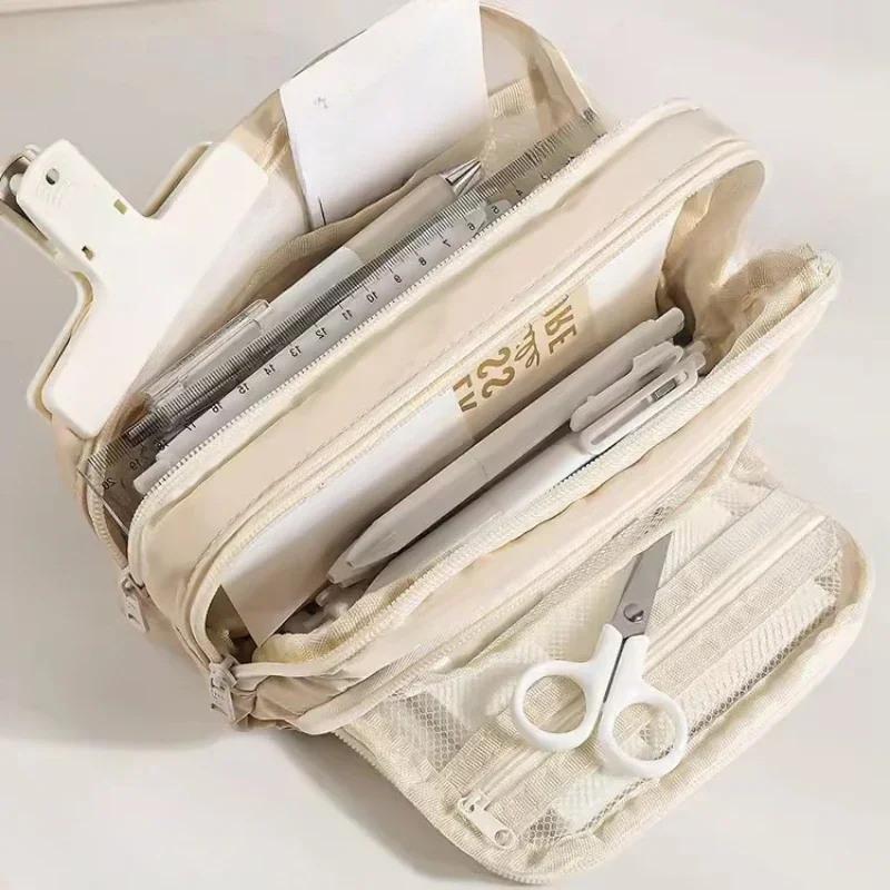 

Dirty-proof New Large Capacity Pencil Bag Aesthetic School Cases Stationery Holder Bag Boys and Girls Pen Case School Supplies