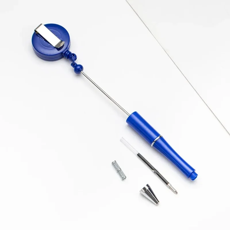 20pcs DIY 쉬운 당겨 버클 볼펜 비즈 옷걸이 플라스틱 페르시 볼 펜 쓰기 Office 액세서리 공짜