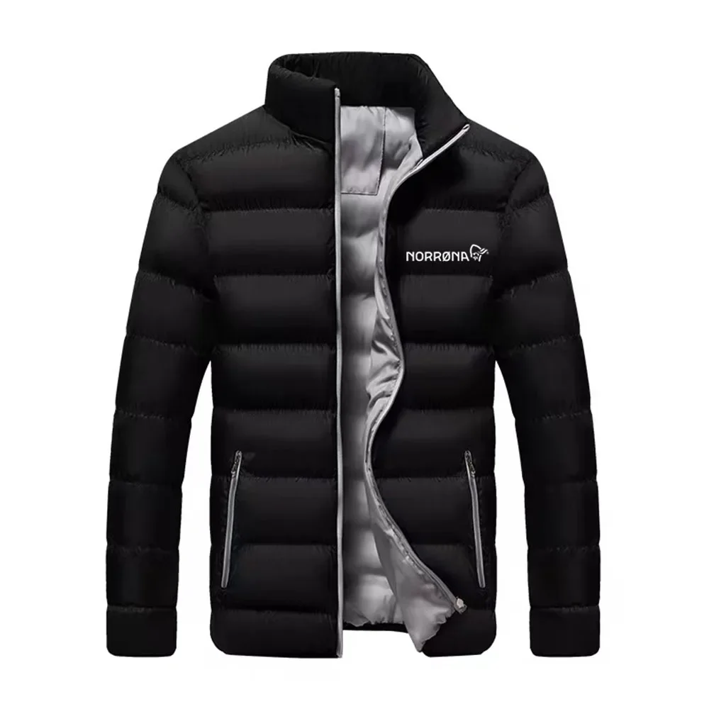 

NORRONA 2023 New Men's winter jacket, warm jacket, high collar, casual, fashionable, innovative in 2023