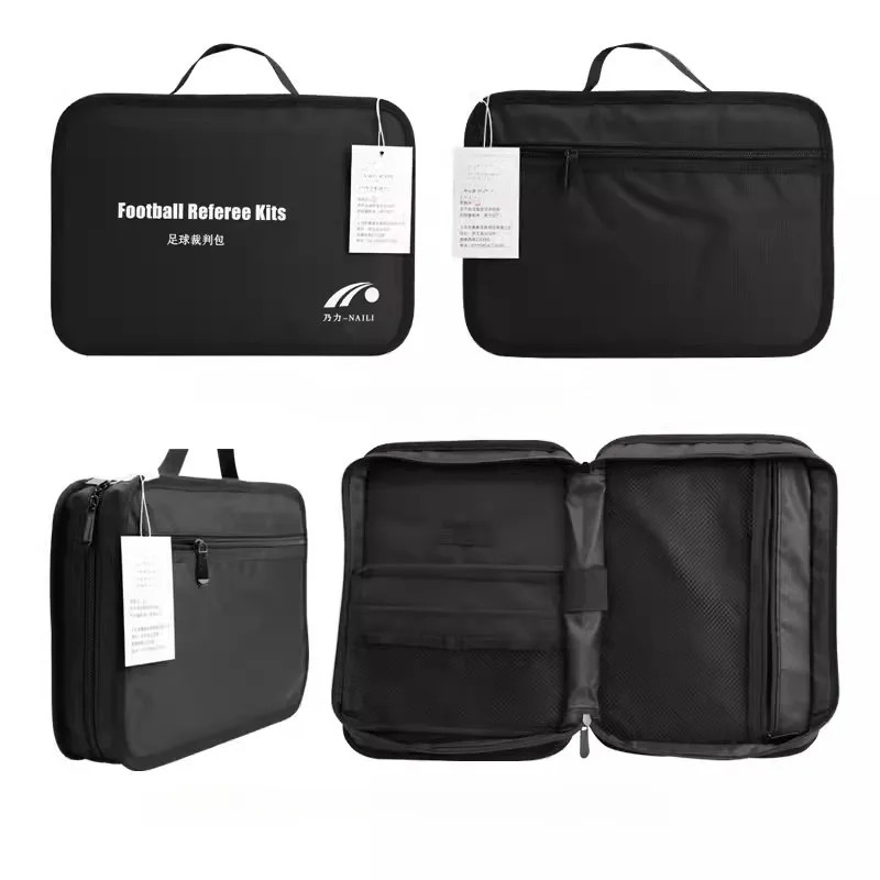 Football Referee Bag Soccer Wallet Storage Bag Zipper Accessories