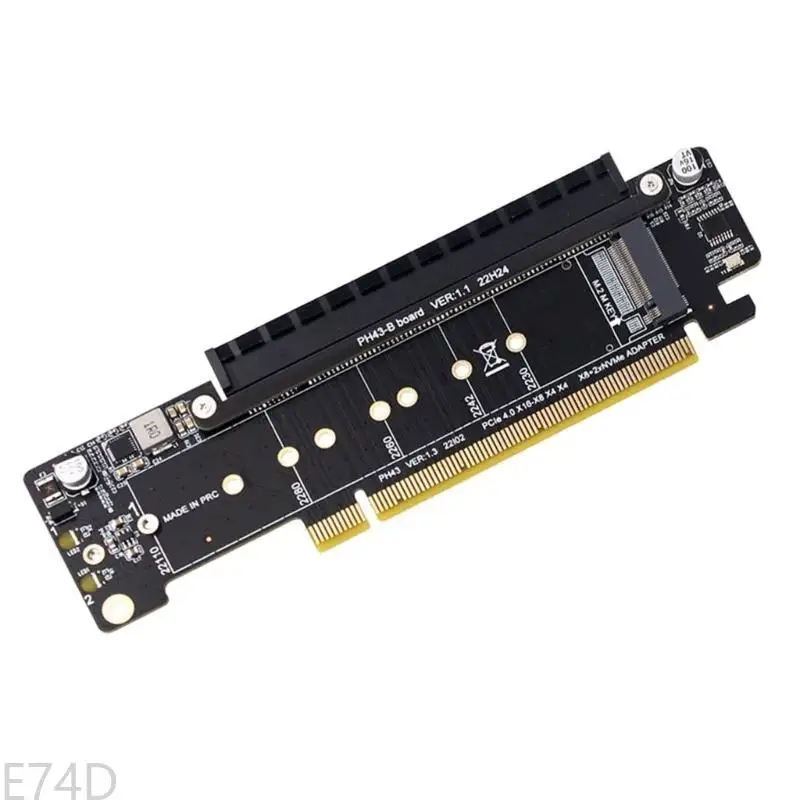 E74D PCIE4.0 Channel Split Expansion Card 8+4+4 for Enhanceds Performances