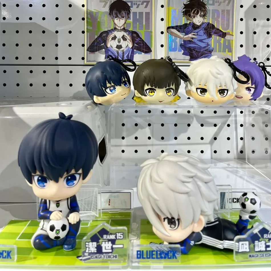 Blue Lock Anime Action Figures - Isagi Yoichi & Nagi Seishiro Q Version PVC Collectible Figurines
