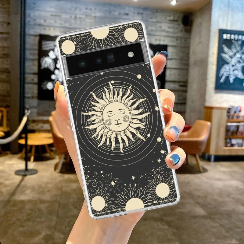 Starlit Sky Planet Space Art Soft TPU Transparent Phone Case