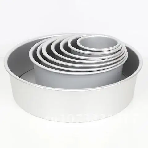 

4/6/8 Inch Round Aluminum Cake Mold Cheese Mold Heightening Baking Pan Template Dish Bakeware Tool