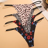 String sans couture à fines bretelles pour femme, culotte taille basse, haute flexibilité, sous-vêtement sexy, slip femme, dos en T, confortable, 4 pièces 4