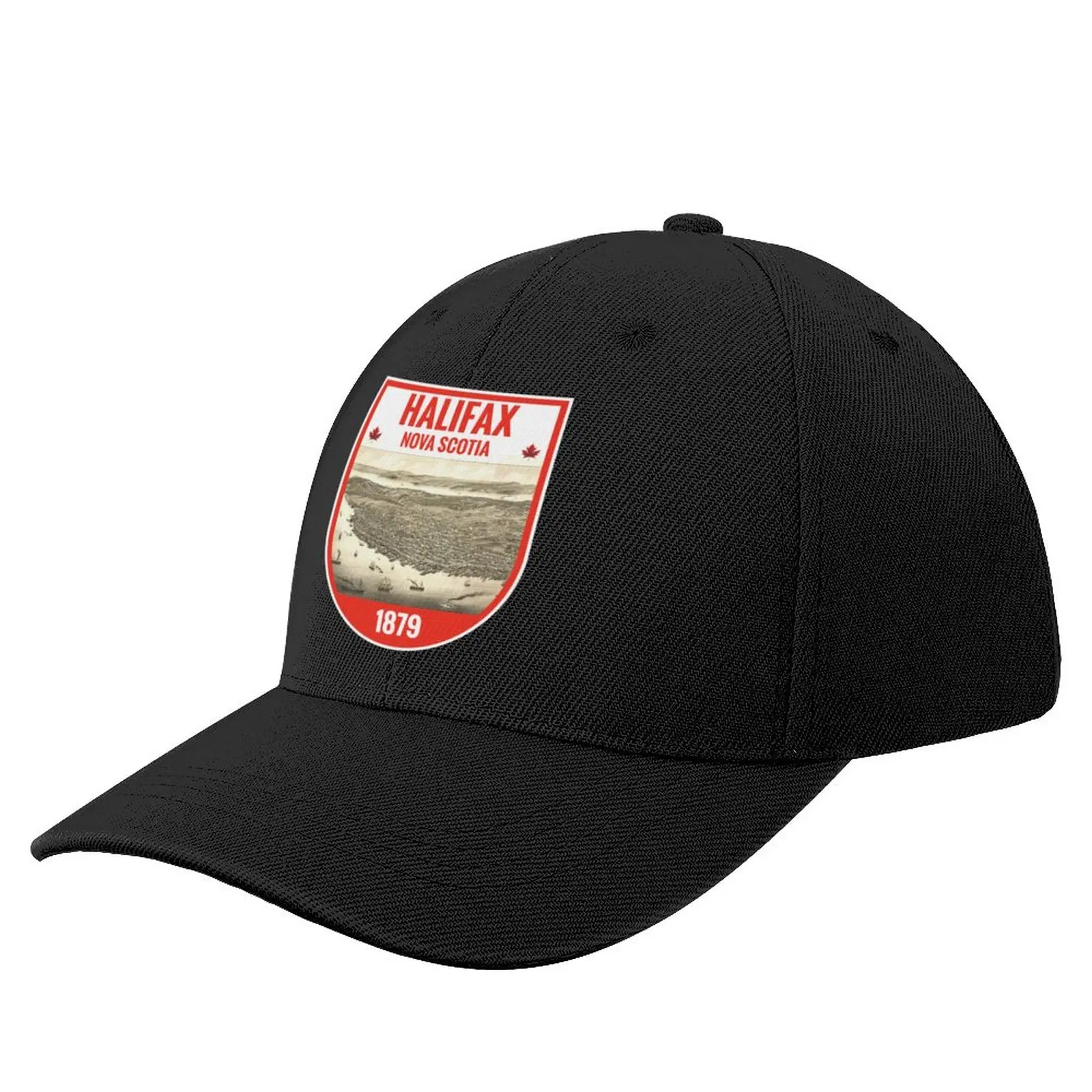 

Halifax Nova Scotia 1879 - Map Baseball Cap Hat Beach Sun Hat For Children Men'S Hat Women'S