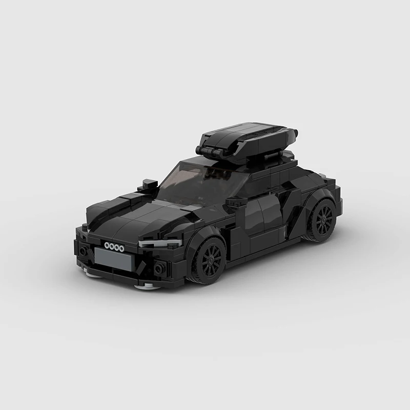 RS 6 Moc 스피드 챔피언 레이서 자동차, 도시 스포츠카 빌딩 블록, 창의적인 차고 장난감, 소년 크리스마스 할로윈 선물