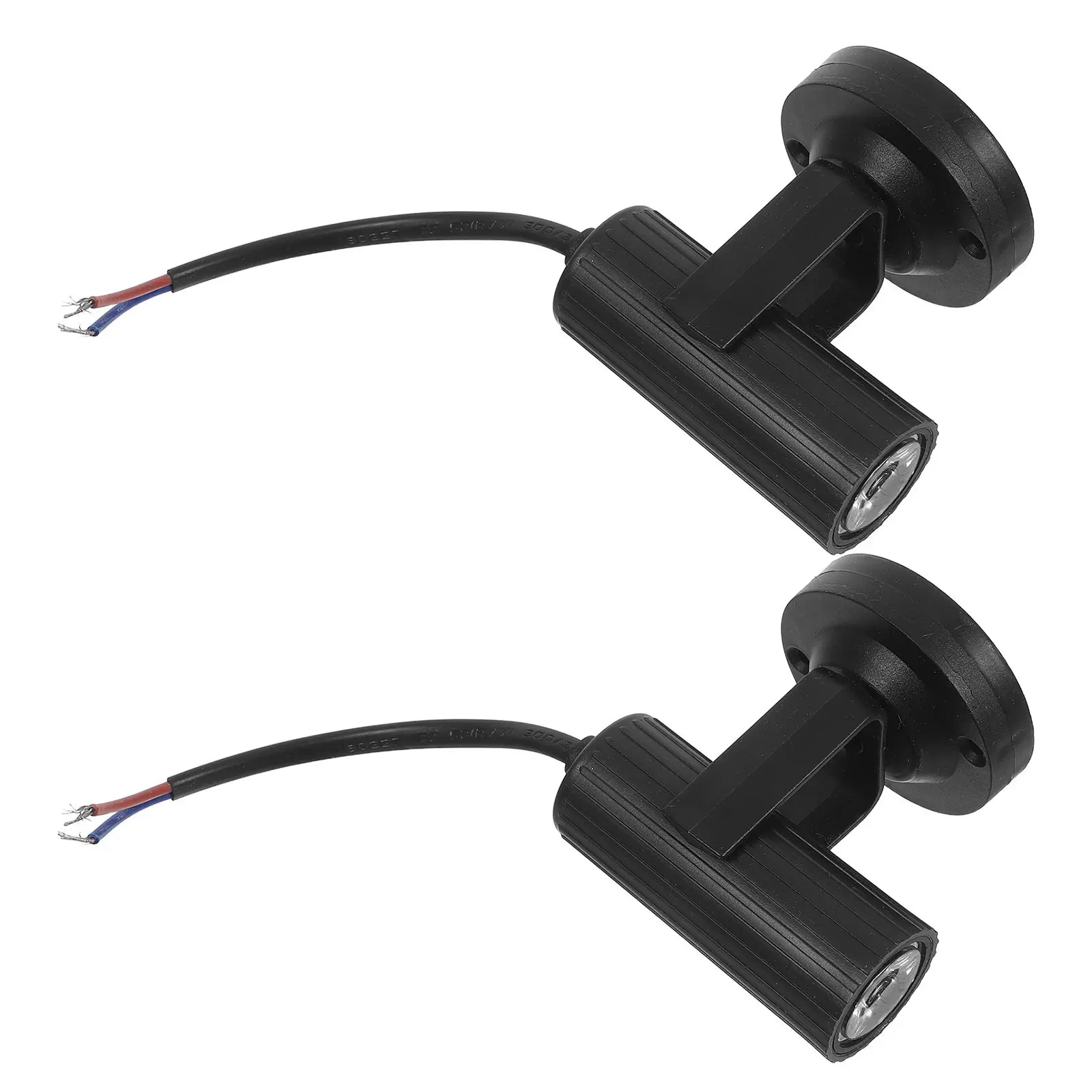 2Pcs LED 빔 무대 조명 듀얼 컬러 레드 블루 미니 스포트라이트 실내 파티..