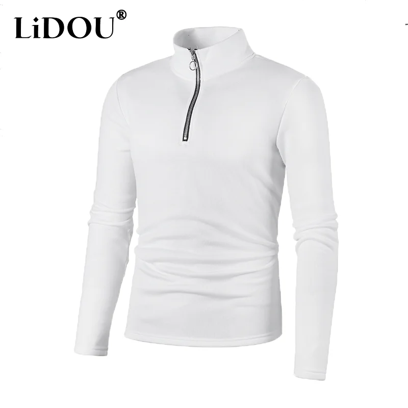 2023 New Korean Fashion Autumn Jacket Men Solid Color Sports Chic Loose Casual Safari Harajuku Street Hipster Neat Sweatshirts