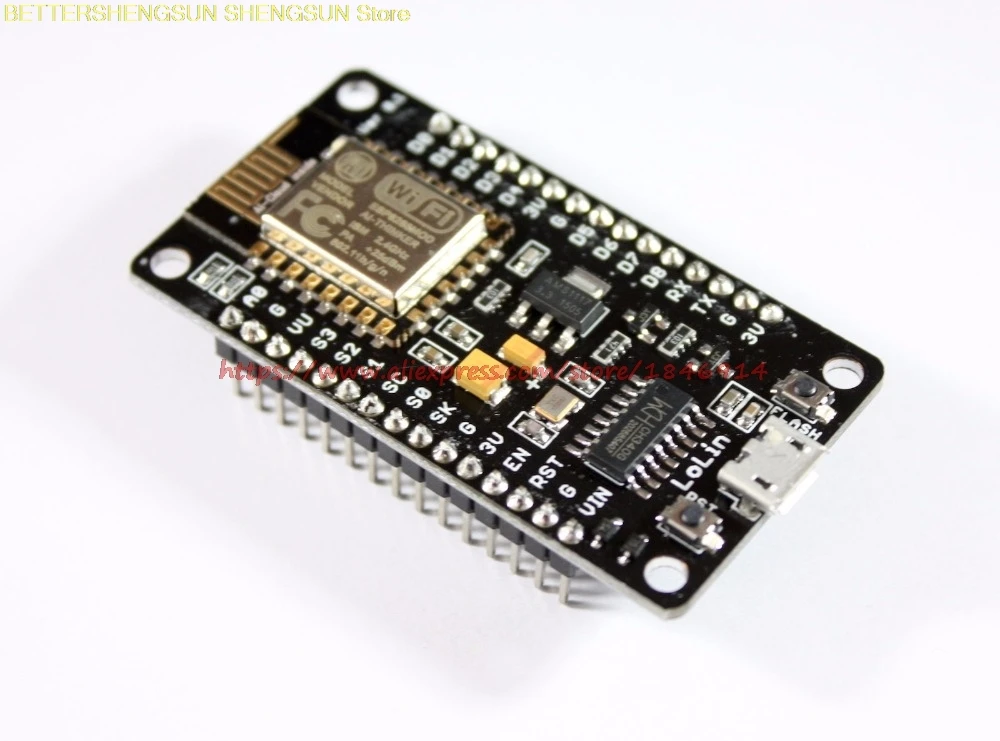 

Новый беспроводной модуль CH340 NodeMcu V3 Lua WIFI Интернет вещей плата на основе ESP8266