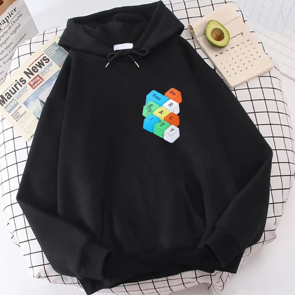 Colorful Cubes Hoodie Trendy Fall Winter Fashion