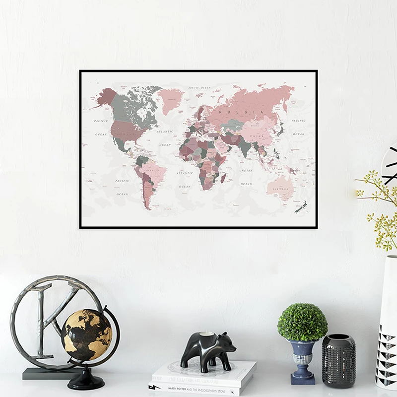 Рисунок 4 - Винтажная карта мира 90*60 см