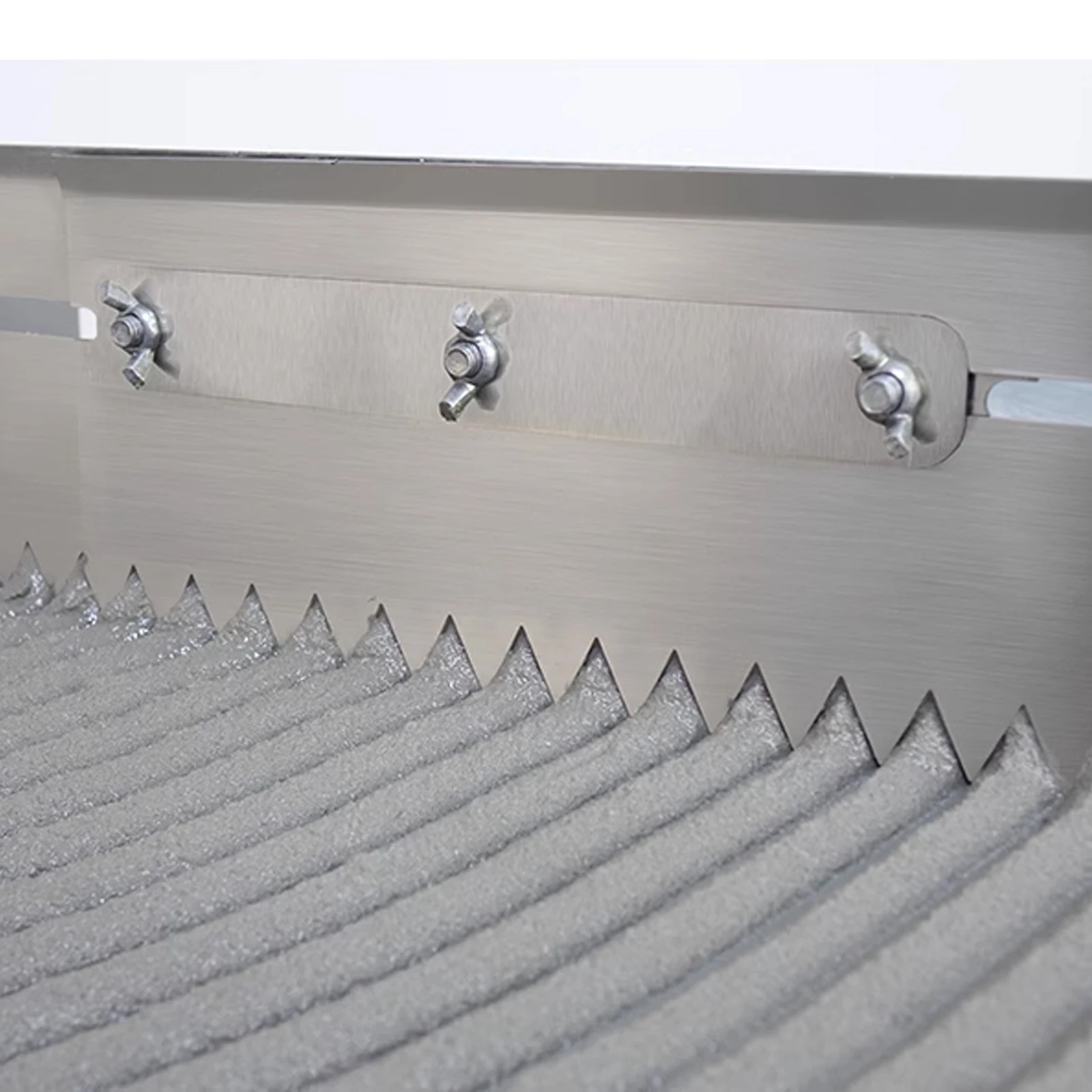 Notched Trowel Triangle + Square Dual Purpose Mortar Comb Stainless Steel Tile Flat Ash Device Leveling Tiling Paving Tile Tool