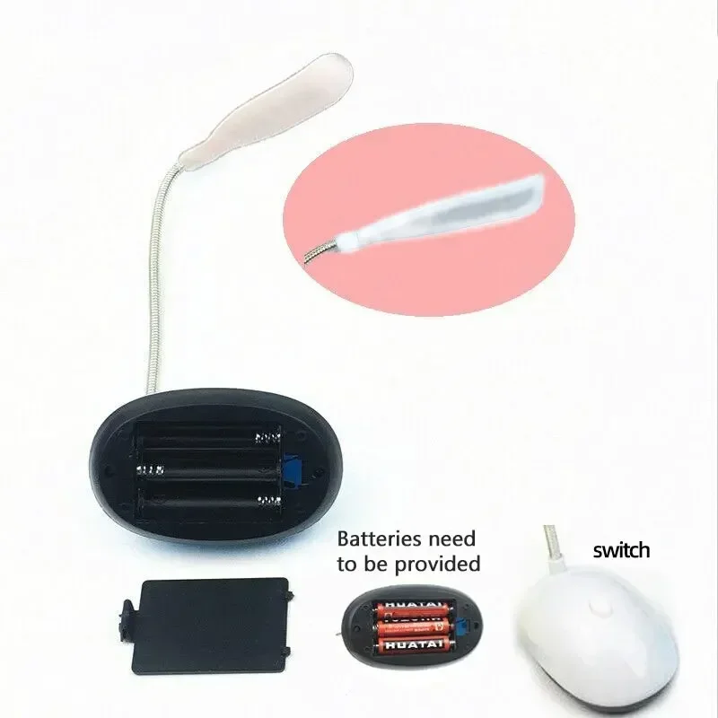 Table Reading Lamp LED Light Battery Powered Student Desk Dormitory Bedroom Bedside Reading Eye Protection Desk Lamp