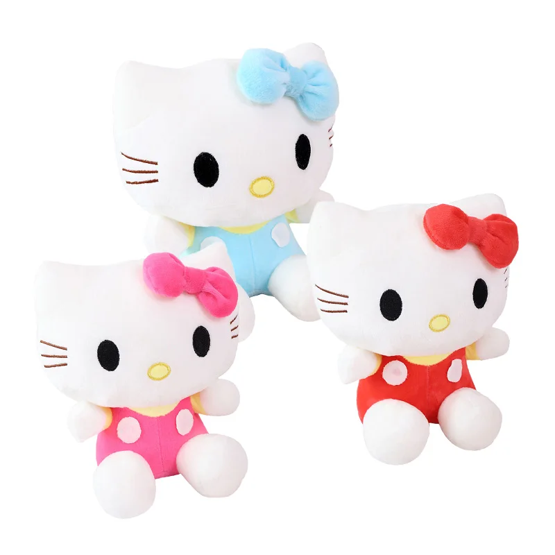 男の子と女の子のためのハローキティのぬいぐるみ,20〜23cm