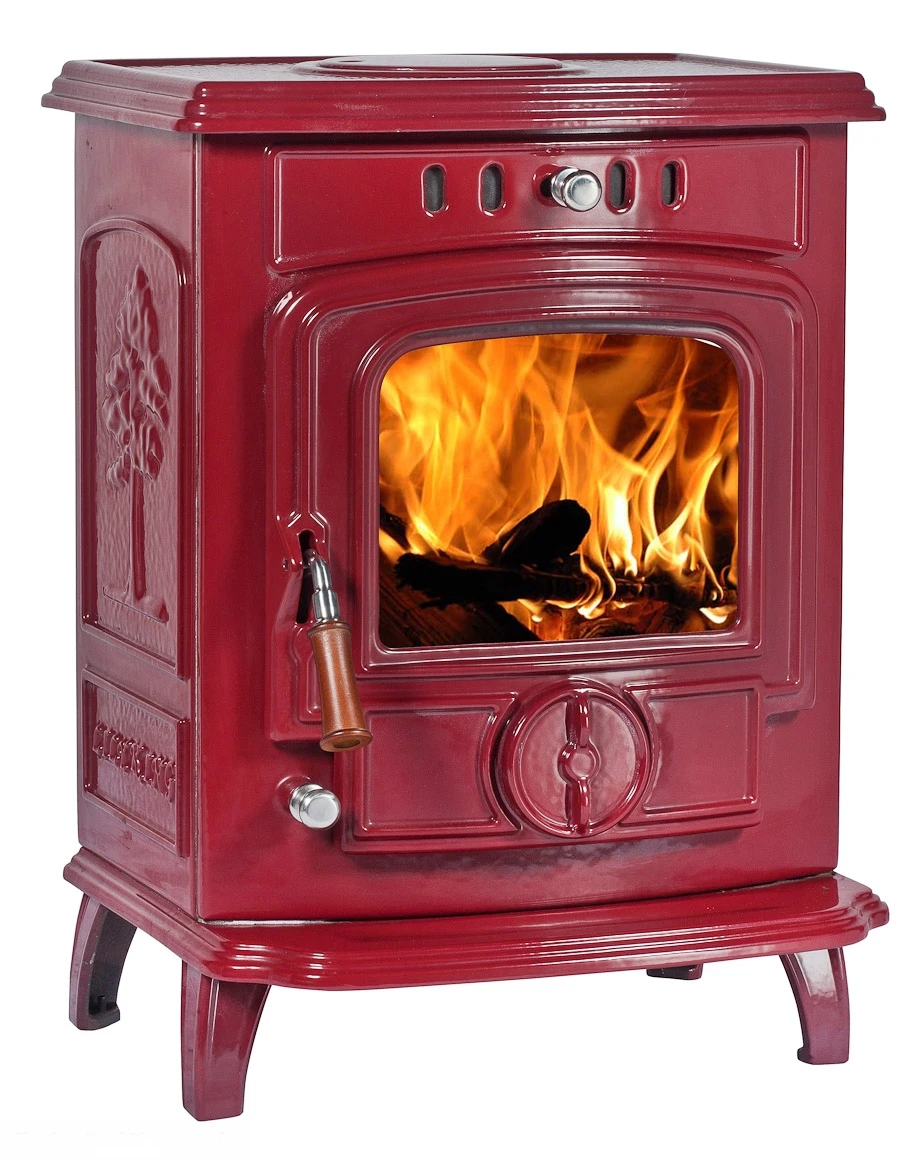 Wood Burning Stove Indoor Fire Wood Stove Burning Fireplace Cast Iron Hopper Camping House
