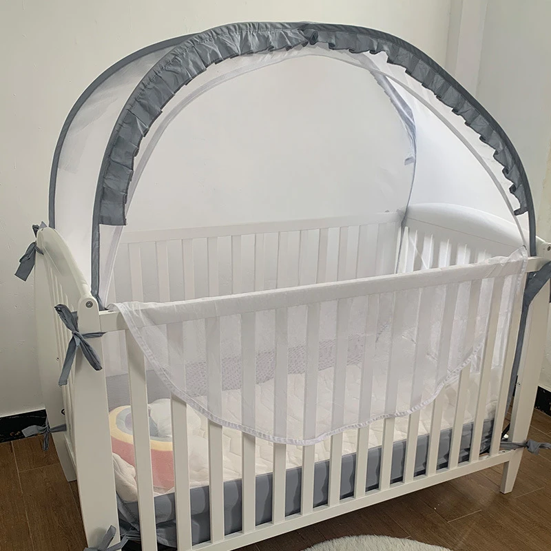 Automatic Ejector Free Collapsible Yurt Net for Infants and Children 5
