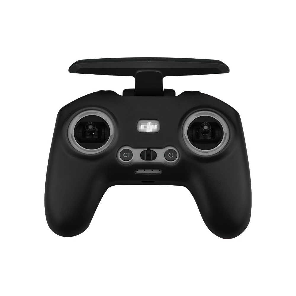 Housse de Protection en Silicone pour Télécommande FPV DJI NEO 2/1 Avata 2/1, installée sur une télécommande, prête à l'emploi.